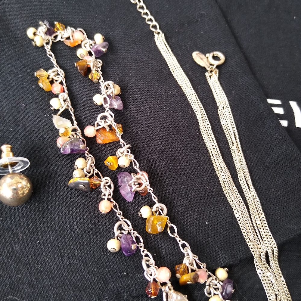 Jewelry Trio feat. 925 Sterling Earrings